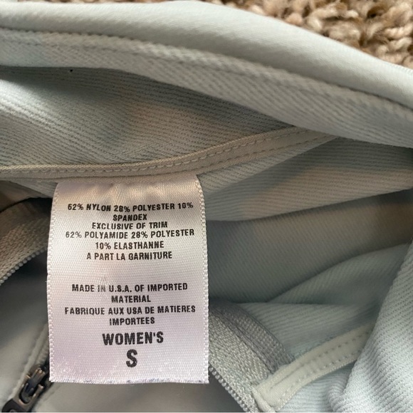 Patagonia Women’s 1/2 Zip Tech Pullover Top Cycling Pocket Sz Small Blue Gray - Picture 3 of 12